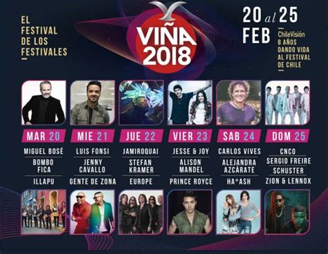 Ver Festival Viña del Mar 2018 EN VIVO Gratis Por Internet ...