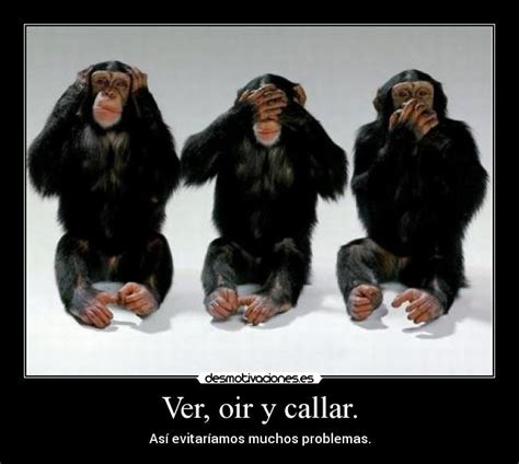 Ver, oir y callar. | Desmotivaciones