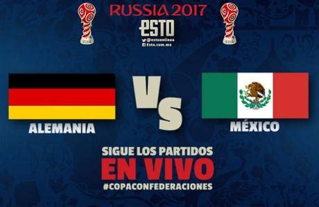 Ver Partido Mexico vs Alemania EN VIVO Gratis Por Internet ...