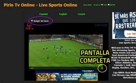 Ver partidos de fútbol online gratis en PirloTv ...