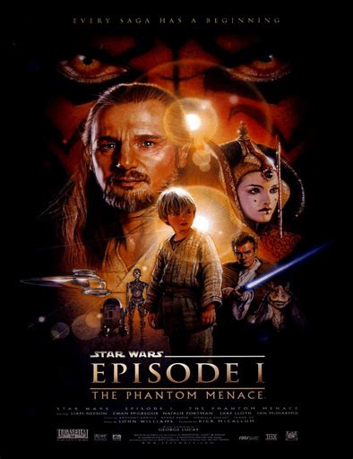 Ver Star Wars: Episodio I – La amenaza fantasma  1999  online