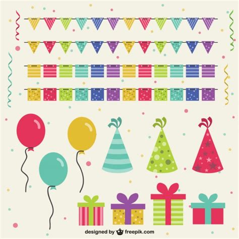 Verjaardag decoratie | Vector | Premium Download