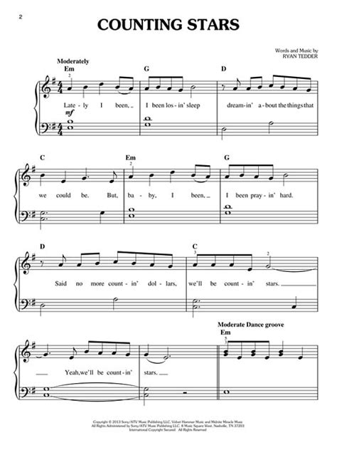 Very Easy Popular Piano Sheet Music   john thompson s ...