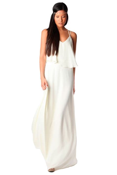 vestidos blancos largos boho