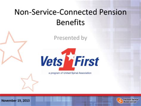 Veterans Non Service Connected Disability Pension Benefits ...