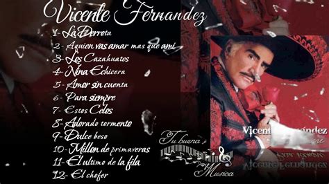 Vicente Fernandez Album para siempre   YouTube
