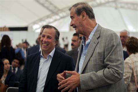 Vicente Fox elogia a Meade y se lanza contra AMLO