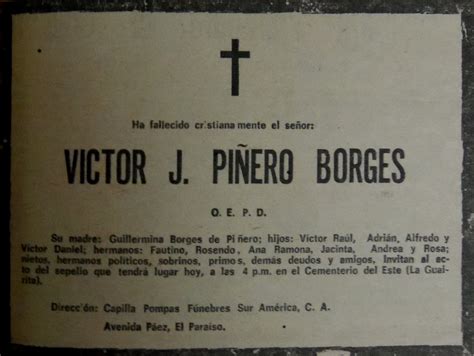 Víctor Piñero: 42 años de una muerte mal contada | La ...