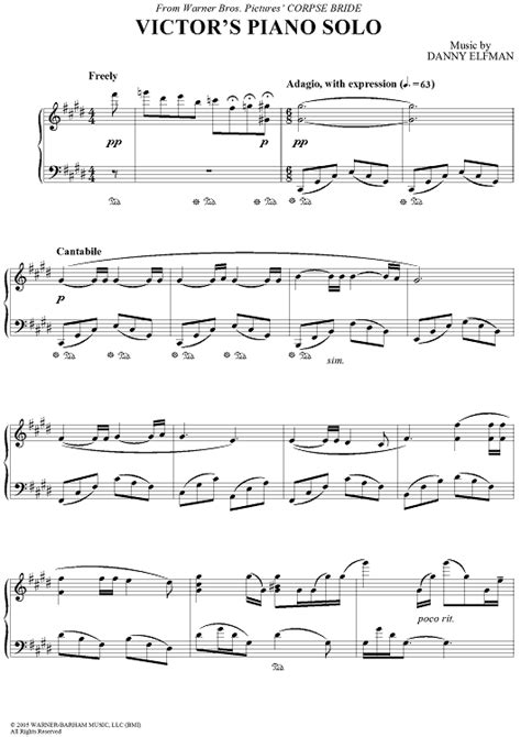 Victor s Piano Solo Sheet Music   Music for Piano and More ...