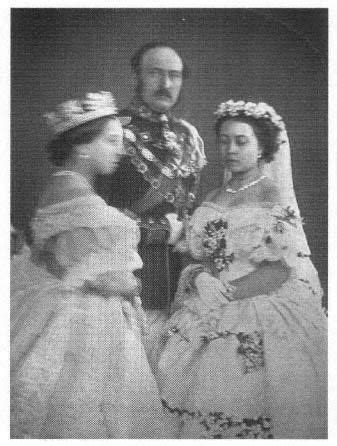 Victoria y sus padres la reina Victoria I de Inglaterra y ...