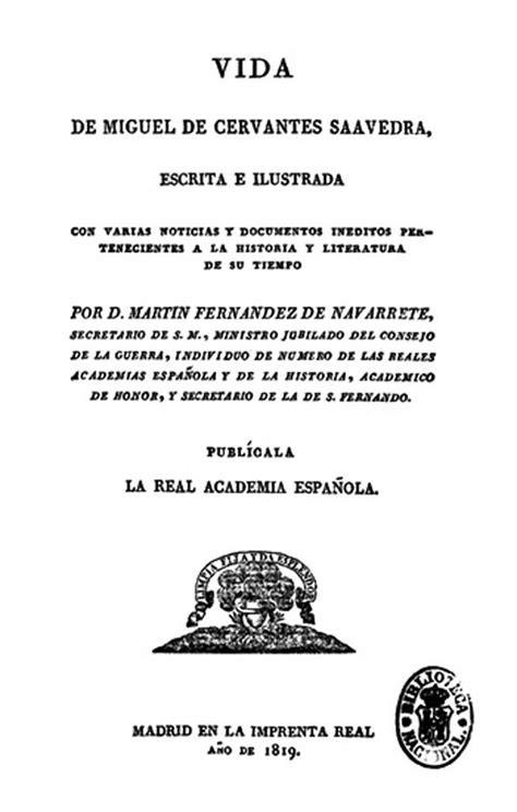 Vida de Miguel de Cervantes Saavedra / escrita e ilustrada ...