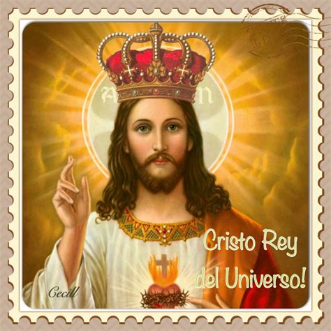 Vidas Santas: Cristo Rey del Universo, Estampas