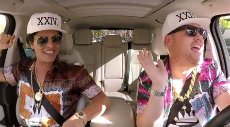 VIDEO: Bruno Mars Does ‘Carpool Karaoke’ with James Corden ...