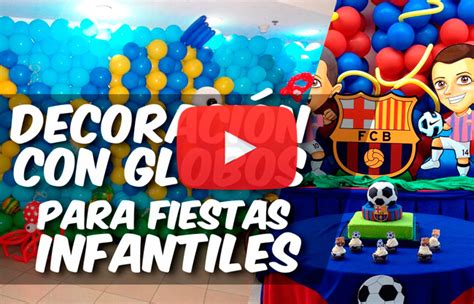 Video de Decoracion con globos para fiestas infantiles