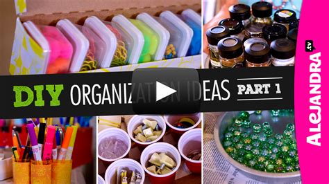 [VIDEO]: DIY Organization Ideas  Part 1