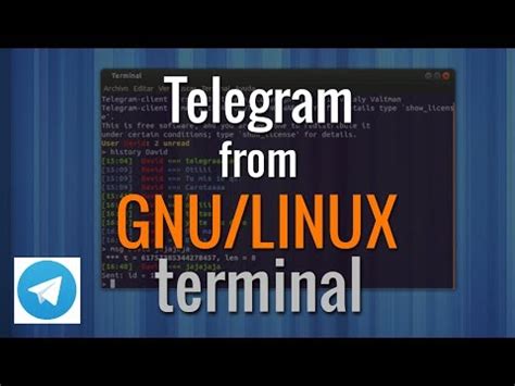 Video tutorial de como instalar telegram en Gnu/Linux ...