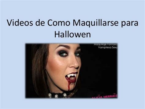 Videos de como maquillarse para hallowen
