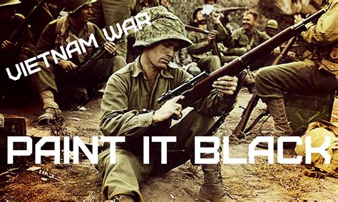 Vietnam War • The Rolling Stones   Paint In Black   YouTube
