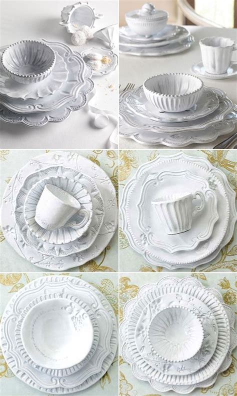 VIETRI Italian Ceramics, Incanto White Dinnerware ::  De ...