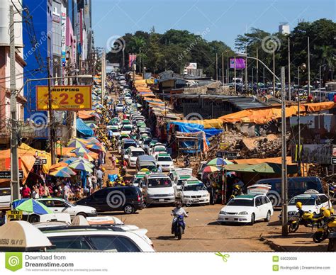 View Of Ciudad Del Este, Paraguay Editorial Stock Image ...