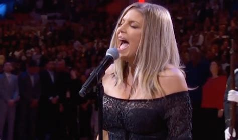 Viewers Slam Fergie s National Anthem Performance at NBA ...
