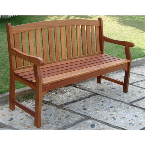 VIFAH® Outdoor Wood Bench   218619, Patio Furniture at ...
