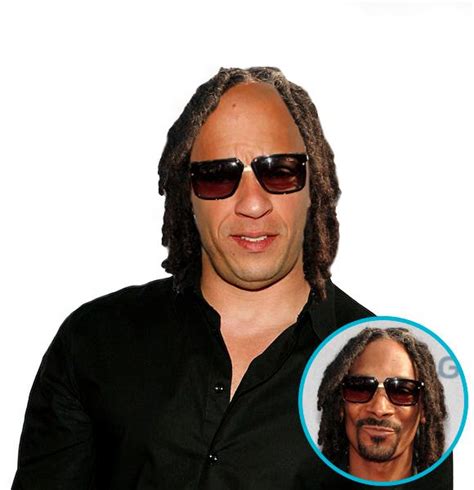 Vin Diesel With Other Celebrities  Hair  13 Pics ...