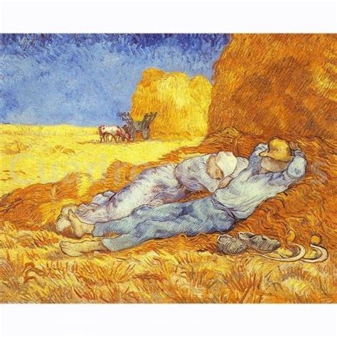 Vincent Van Gogh, Siesta en el Campo