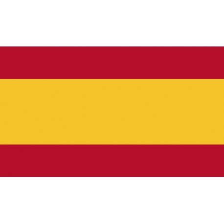 Vinilo de la bandera de España. Pegatina