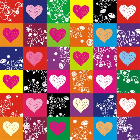 vinilos decorativos corazones de colores.png  600×600 ...