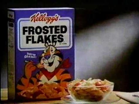 Vintage 1980 s Tony Tiger Frosted Flakes Cereal TV ...
