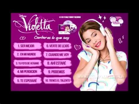Violetta   Cantar es lo que soy   canciones   YouTube