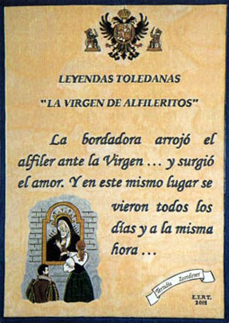 Virgen de Alfileritos   Leyendas de Toledo