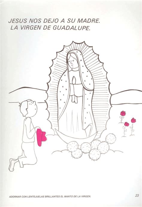 Virgen de Guadalupe: dibujo rosa de Guadalupe | Opus Dei ...