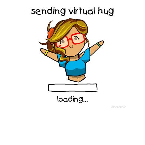 Virtual sending hug