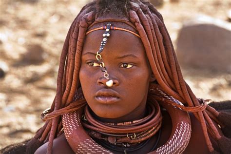 Visage Afrique de l est: Femmes Himba...