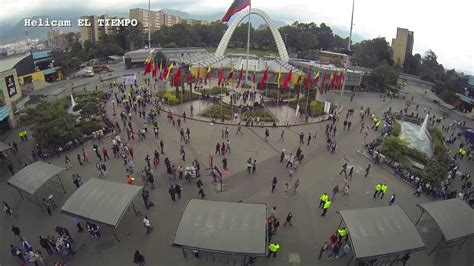 Vista aérea de los puestos de votación   Bogotá   YouTube