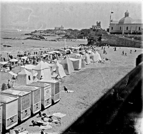 Vista de la playa del Sardinero, Santander , c. 1920 ...