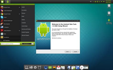 Viste de Android a Windows 7 con Android Skin Pack 1.0 ...