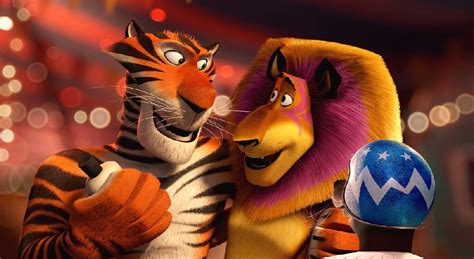 Vitaly the tiger  voice of Bryan Cranston  and Alex the ...