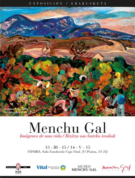 Vitoria Gasteiz 2015. Exposición “Menchu Gal, imágenes de ...