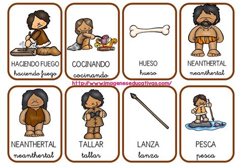 vocabulario prehistoria 2   Imagenes Educativas
