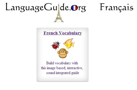 Vocabulario temático y pronunciación en francés ...