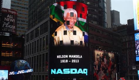 Wall Street rinde homenaje a Nelson Mandela en la apertura ...