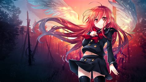 Wallpaper Anime girl, Fire Angel, 4K, Anime, #8040