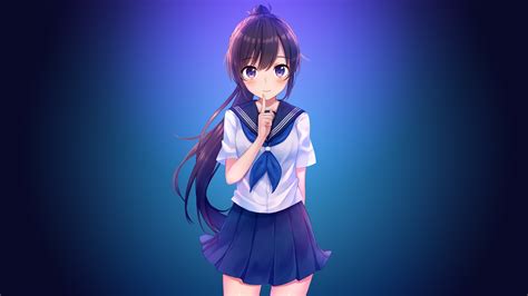 Wallpaper Anime girl, HD, 4K, Anime, #11819