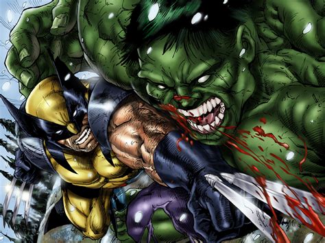 Wallpaper of the Week: Wolverine vs. Hulk | Quaedam