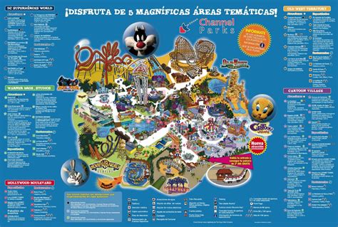 Warner Bros Park Madrid Map
