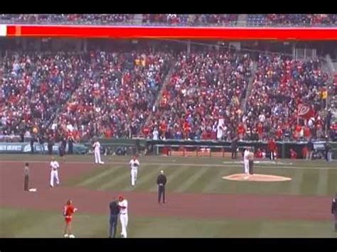Washington Nationals 2011 Opening Day Intro with Starting ...