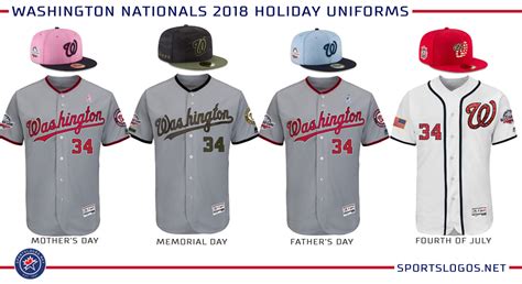 Washington Nationals 2018 Holiday Uniforms | Chris Creamer ...